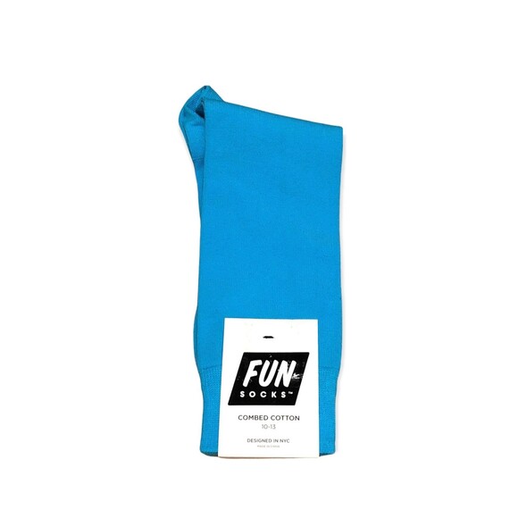 FUN Socks Men's Cotton Crew Socks (10-13) - Picture 1 of 2